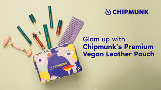 Glam up with Chipmunk's Premium Vegan Leather Pouch